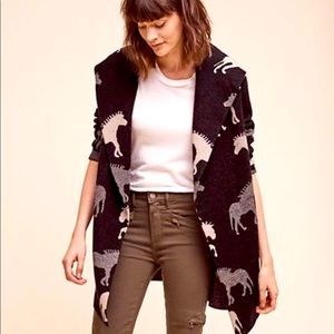 Anthropologie horse coat/cardigan
